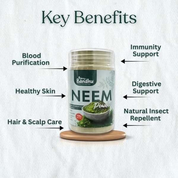 Shree Bandhu Neem Powder – Herbal Leaf Powder