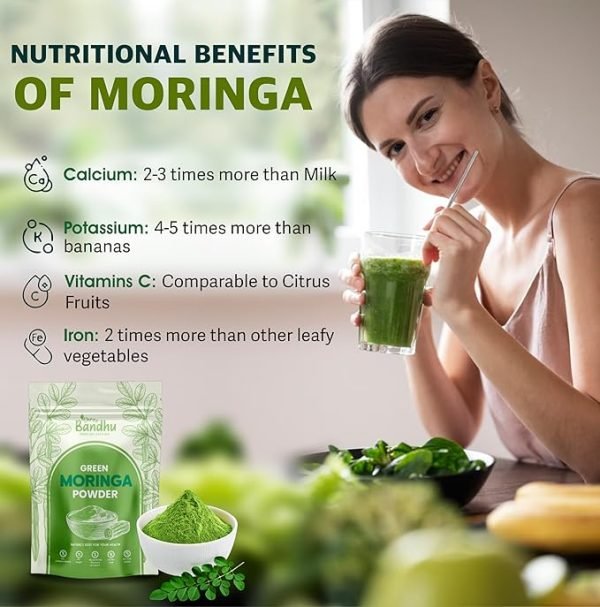 Shree Bandhu Natural Moringa Powder 200g
