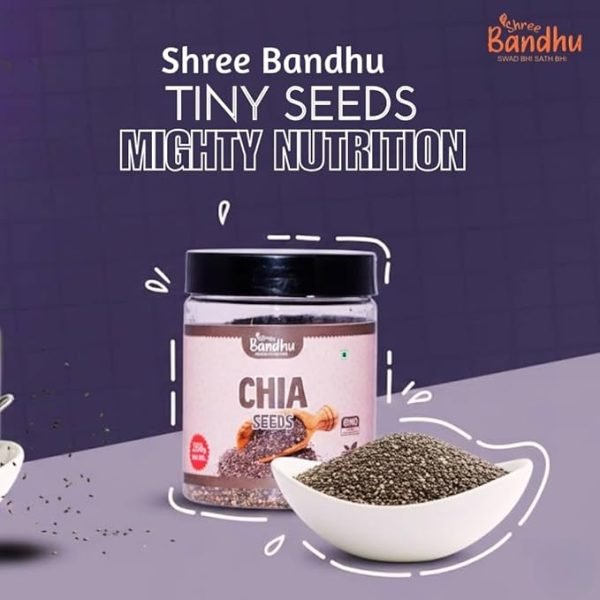 Shree Bandhu Premium Natural Chia Seeds 250g