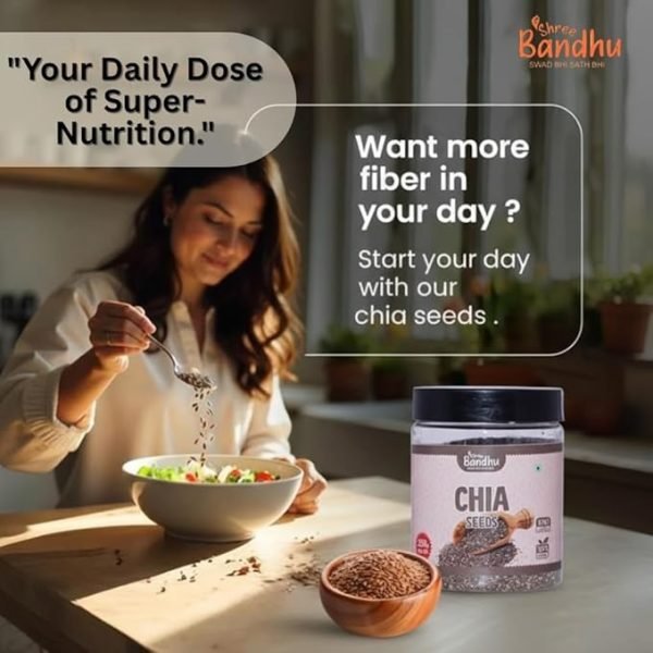 Shree Bandhu Premium Natural Chia Seeds 250g